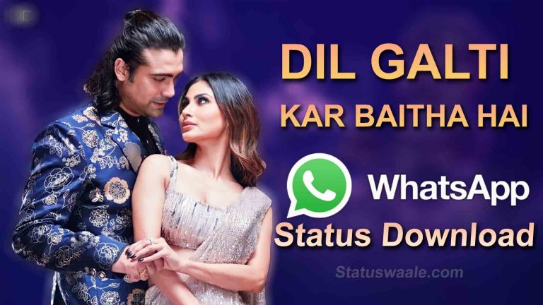 Dil galti kar betha status Video Download,