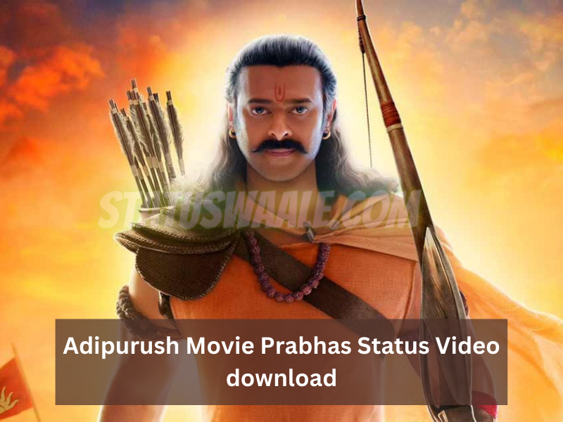Adipurush Movie Prabhas Status Video download