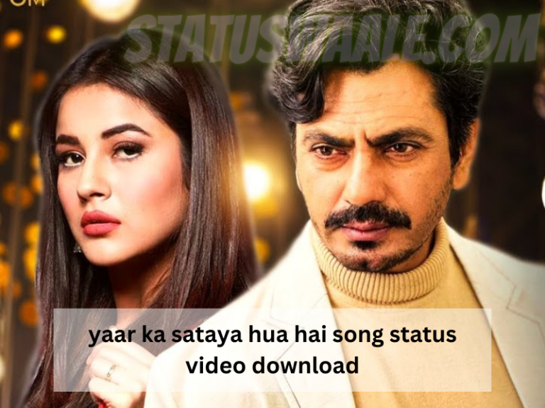 yaar ka sataya hua hai song status video download